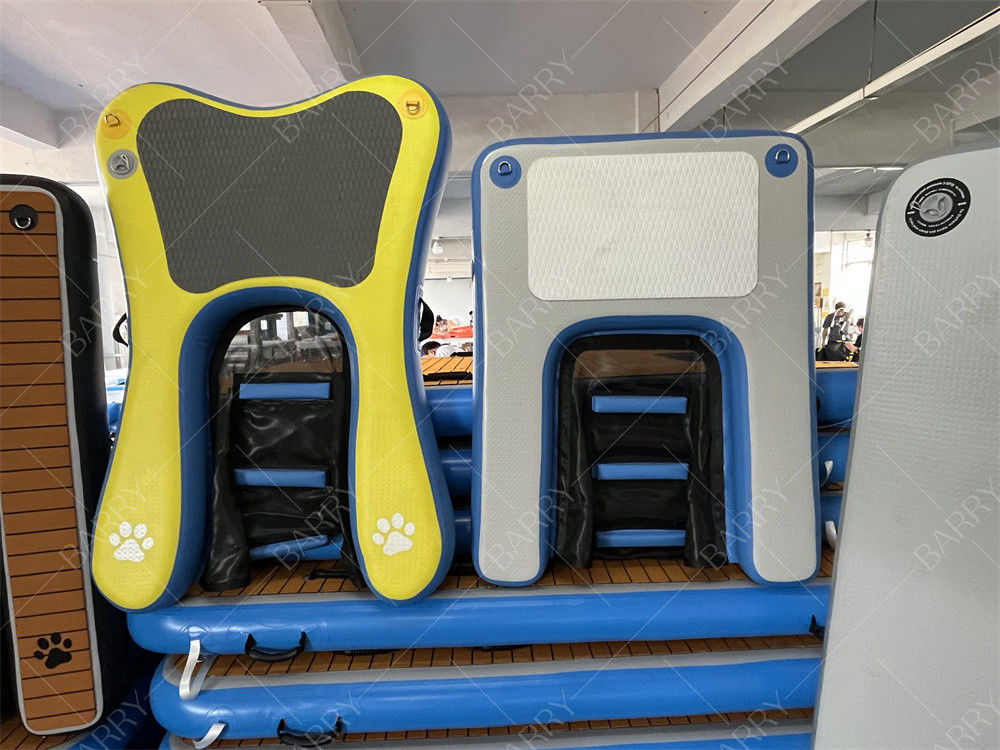 Dog On Water Ladder Steps Inflatable PVC Dog Dock Ramp Water For Dogs